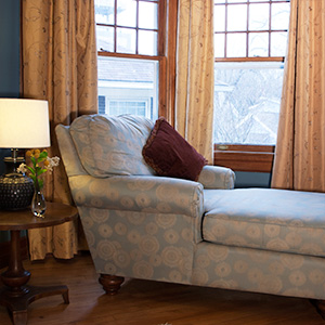 Roosevelt Room chaise lounge